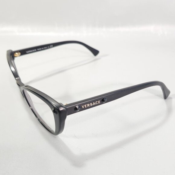 Versace Frames Only VE 3222-B Black Cat-eye Eyeglasses Retired GB1 54-16 140 - Picture 8 of 16